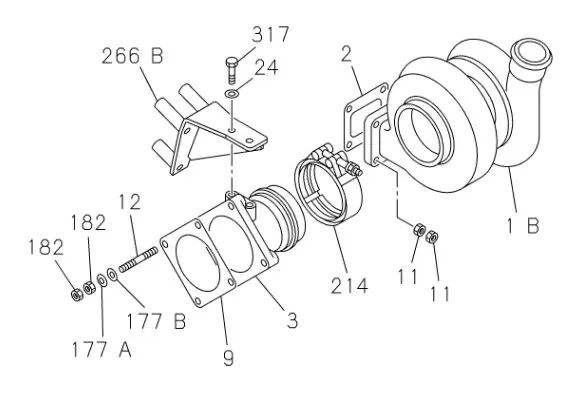 87385605 - Труба выхлопной системы